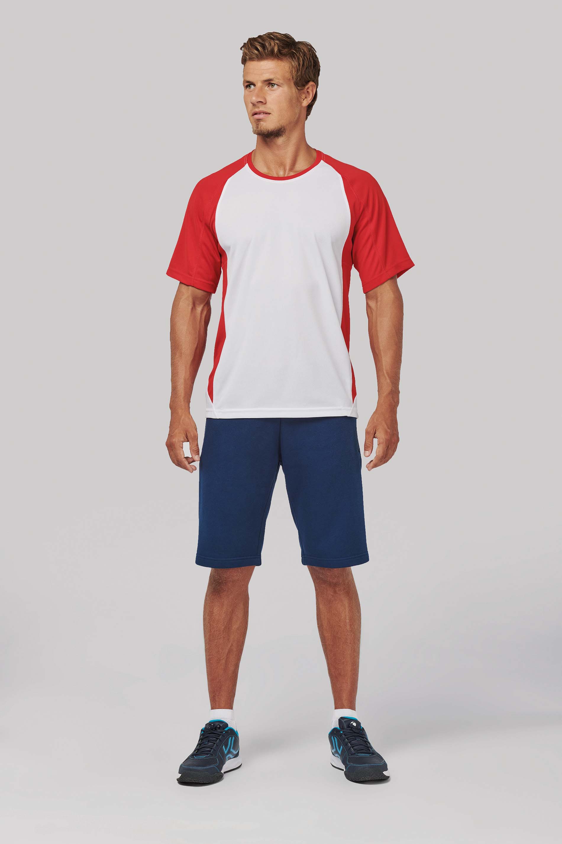Pánské dvoubarevné sportovní trièko - Výprodej - zvìtšit obrázek